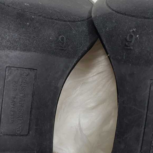 Christain Siriano Black & Rhinestone Heels - Picture 9 of 9